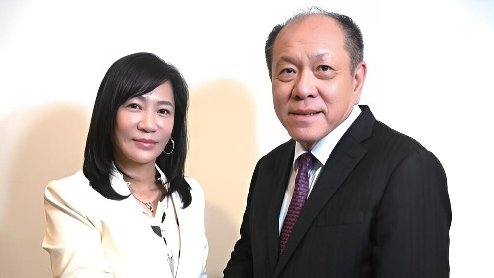 台北市旅行公會理事長候選人陳怡璇、台灣國際郵輪協會榮譽理事長吳勛豐