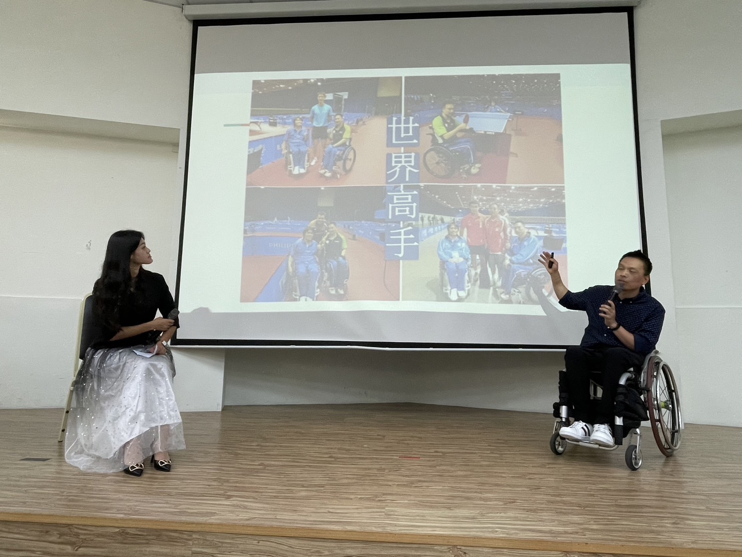 殷建平老師分享外受傷之後加入桌球運動後改變人生的歷程與激勵人心的生命故事圖片