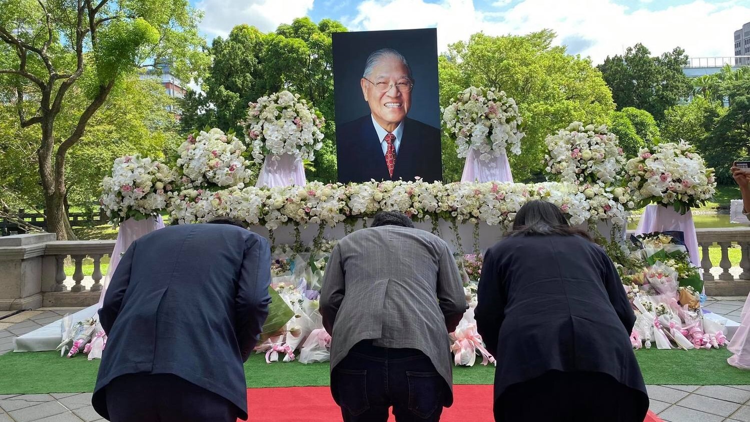 前總統李登輝追思告別禮拜圖片