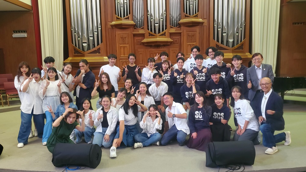 日本早稻田大學街角交響樂團與真理大學共同舉辦的音樂會圖片