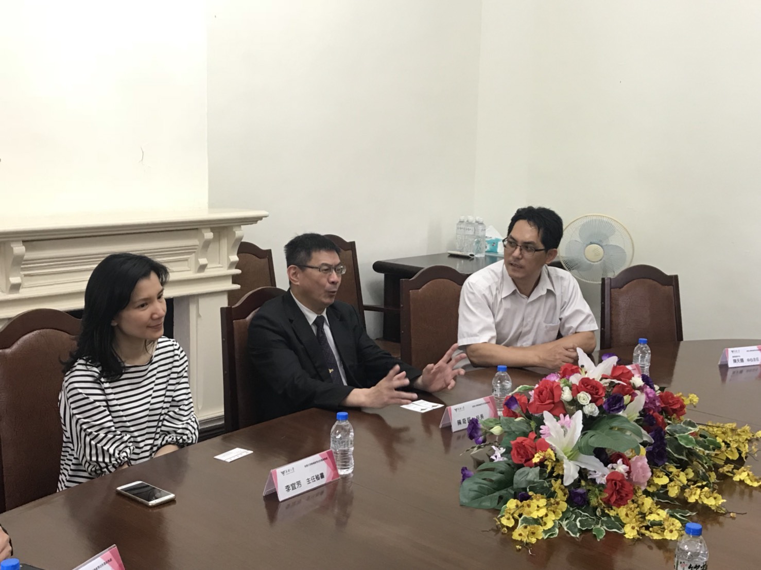 本校代表:陳奇銘校長、李宜芳主秘、蔡造珉處長