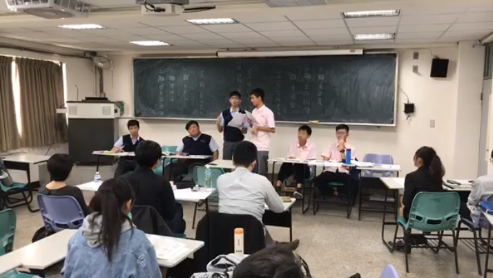 牛津盃全國高中職2019菸害防制法辯論賽現場